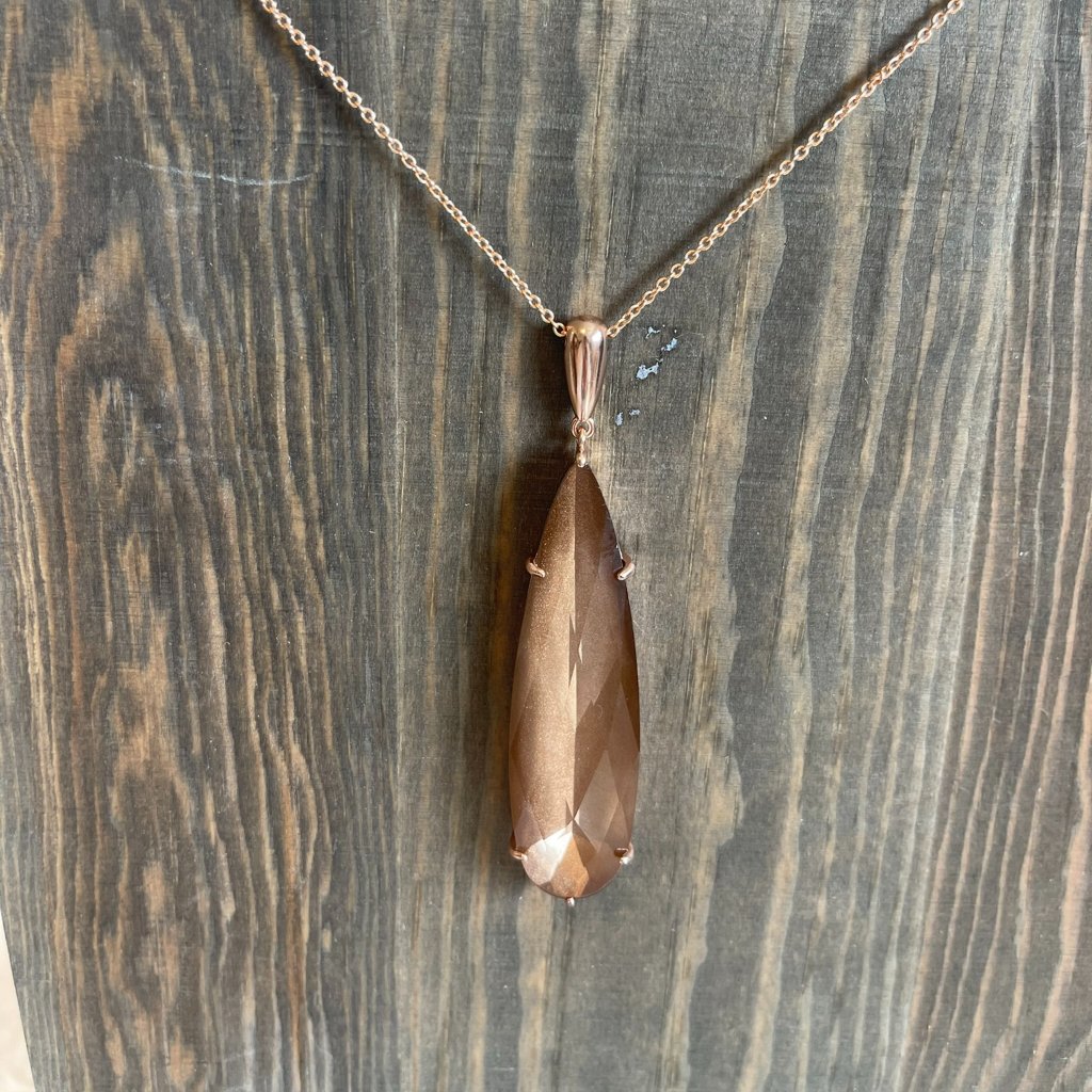 Spartina 449 Matte Gold Dewdrop Necklace 30